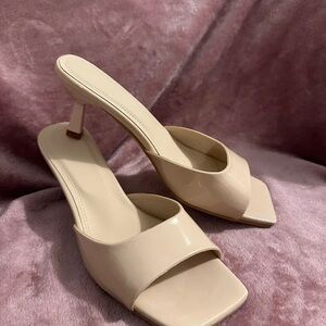 Chic Beige Women's Heels